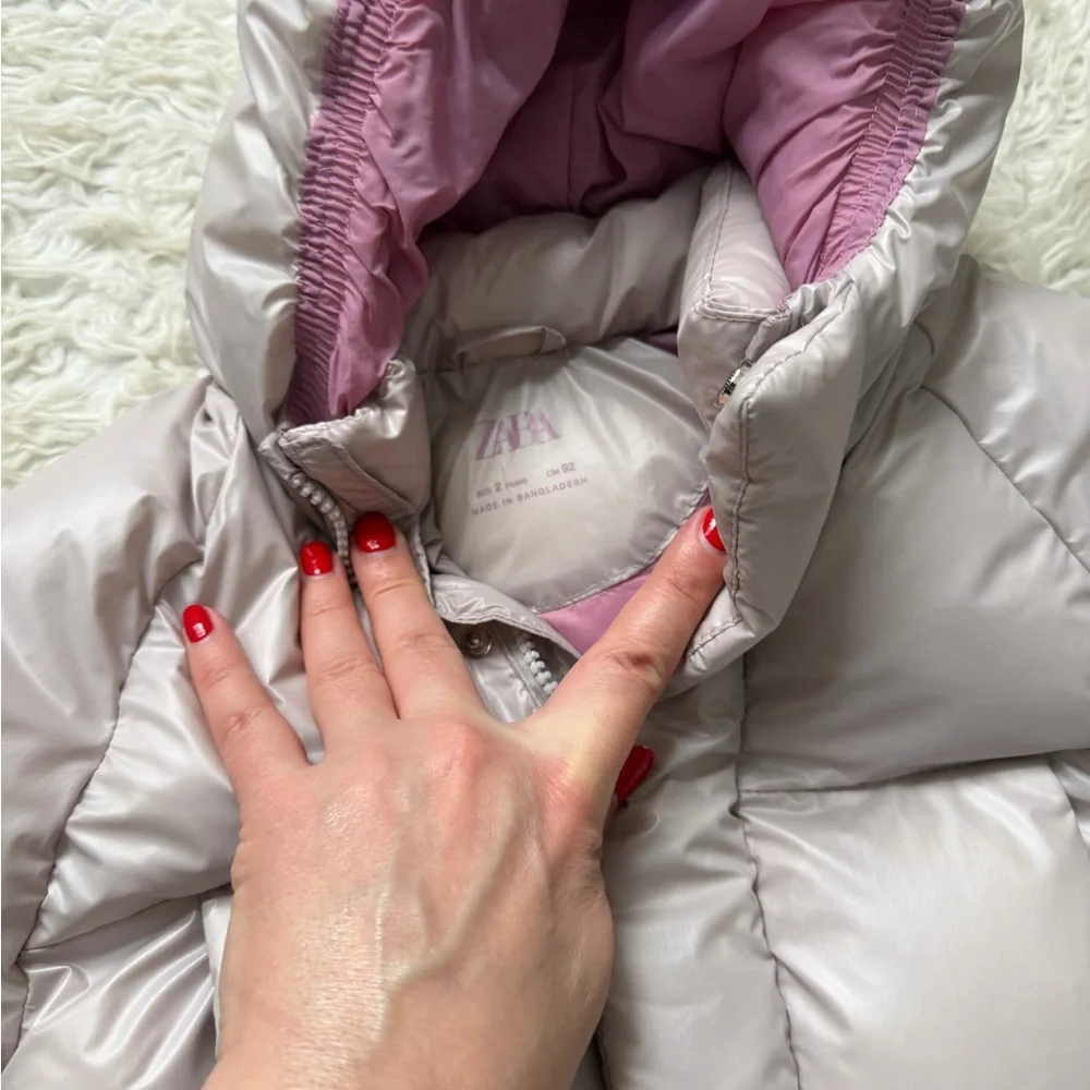 Kids LavenderPuffer Jacket